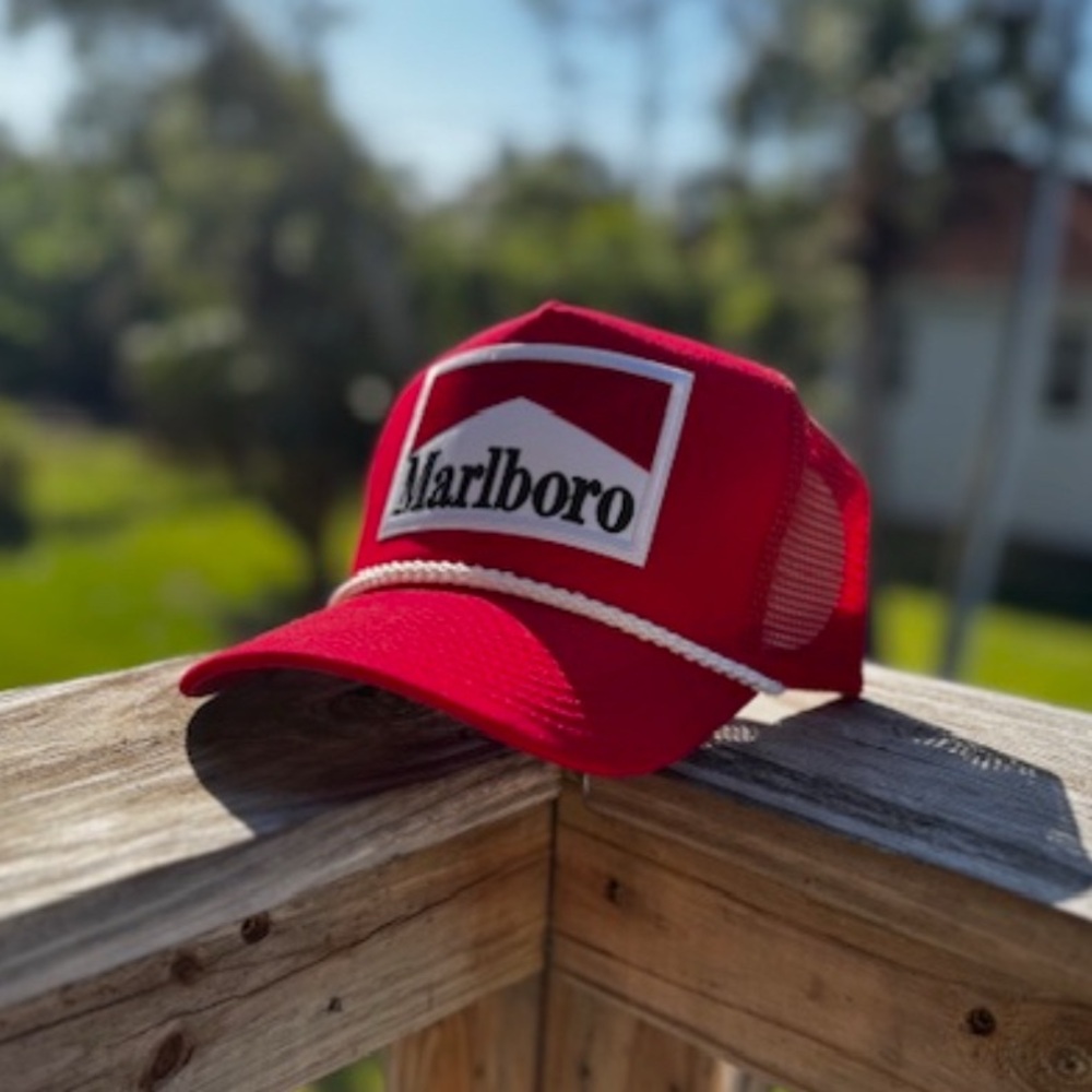Marlboro Mesh Rope Trucker Hat